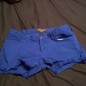 Blue lucky brand shorts